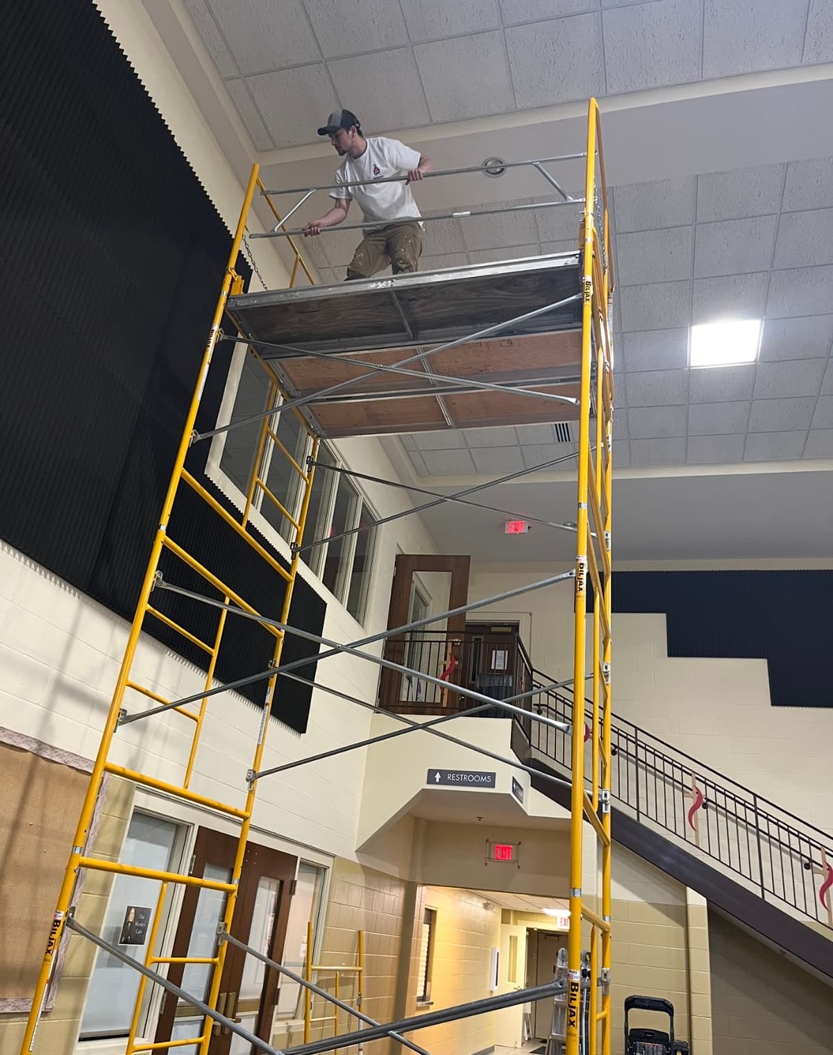 Professional interior painting project completed by EJ Paints