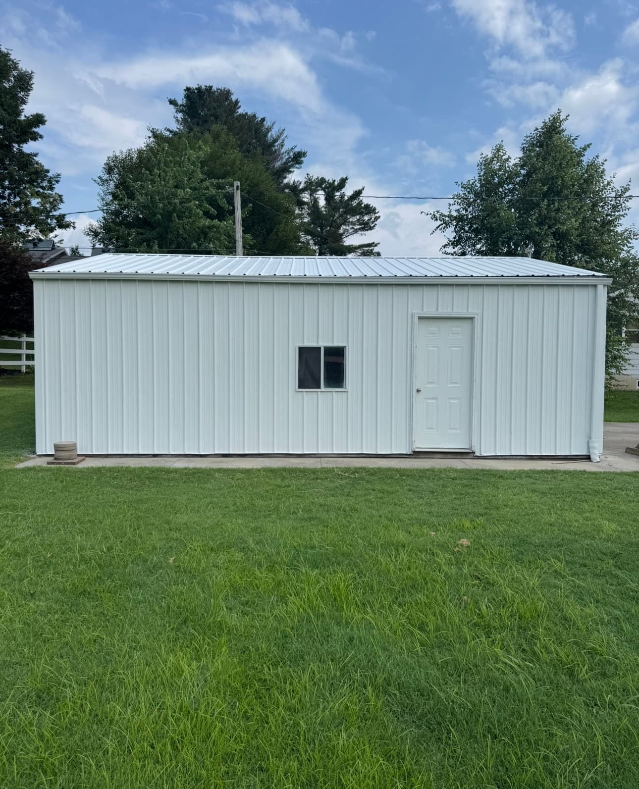 Metal Outbuilding - After