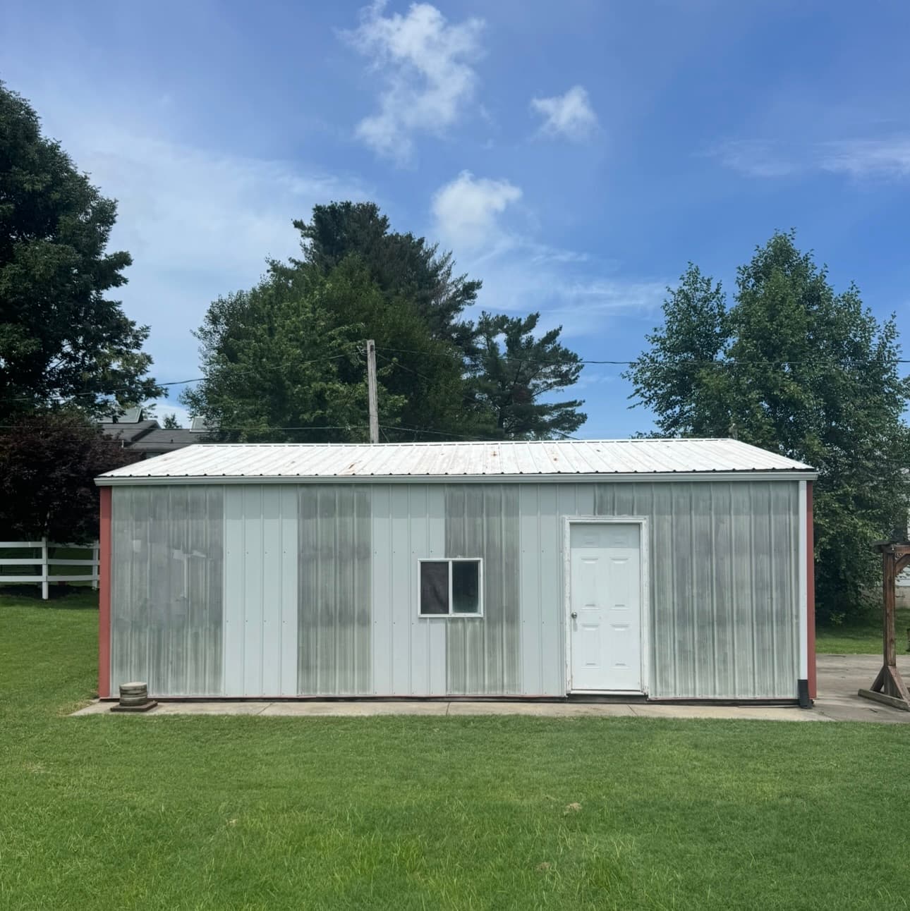 Metal Outbuilding - Before